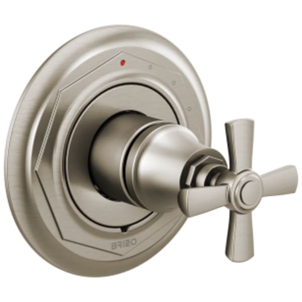 Brizo Rook®: Pressure Balance Valve Only Trim in Luxe Nickel