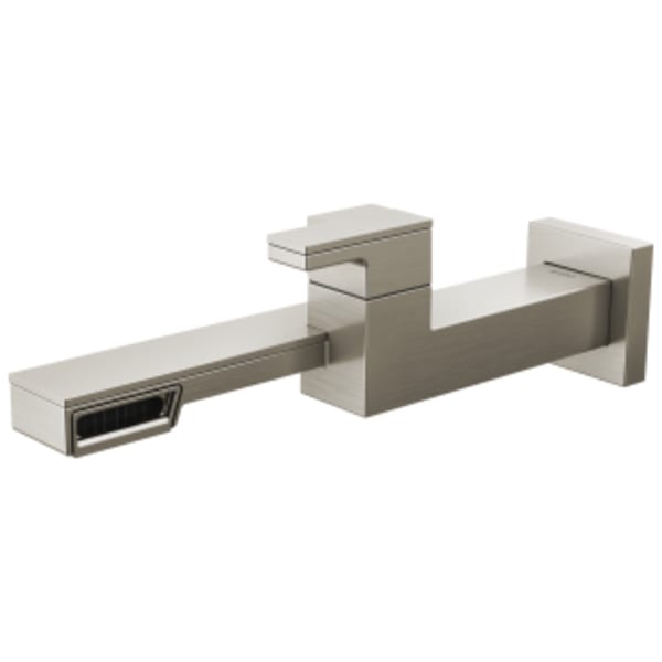 Brizo Frank Lloyd Wright®: Single-Handle Wall Mount Lavatory Faucet 1.2 GPM in Luxe Nickel