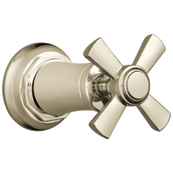 Brizo Rook®: Sensori® Volume Control Trim - Cross in Polished Nickel