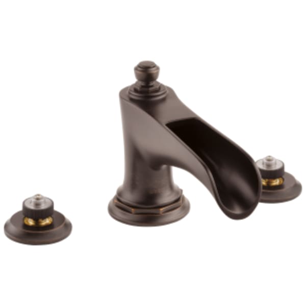 Brizo Rook®: Roman Tub with Channel Spout - Less Handles in Venetian Bronze