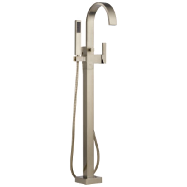 Brizo Siderna®: Single-Handle Freestanding Tub Filler in Brushed Nickel
