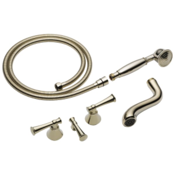 Brizo Baliza®: Two-Handle Tub Filler Trim Kit in Polished Nickel