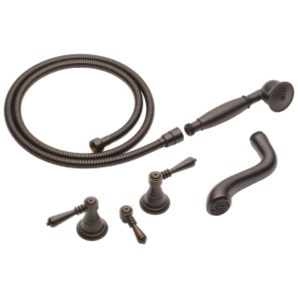 Brizo Tresa®: Two-Handle Tub Filler Trim Kit with Lever Handles in Venetian Bronze