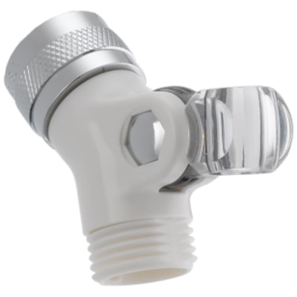 Delta Universal Showering Components: Pin Mount Swivel Connector for Hand Shower in White