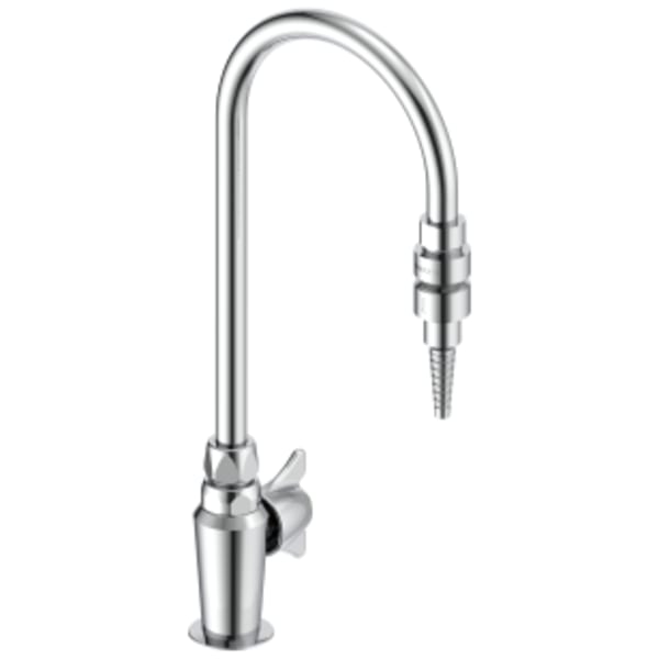 Delta Commercial W66 Single Handle Deck-mount Water Faucet Chrome