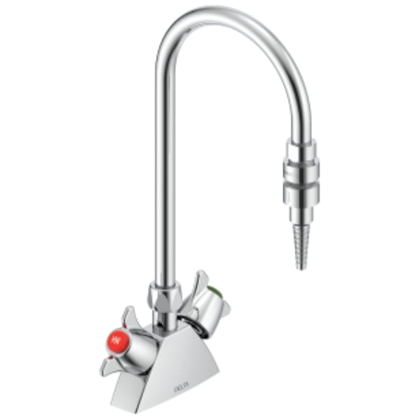 Commercial W67 Series Mixing Faucet: Two Handle 2 3/4" Deck Mount Laboratory Mixing Faucet