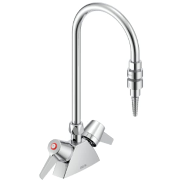 Commercial W67 Series Mixing Faucet: Two Handle 2 3/4" Deck Mount Laboratory Mixing Faucet
