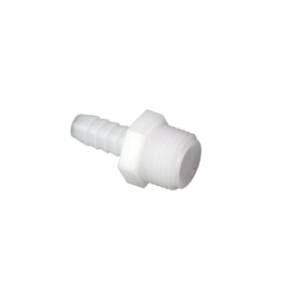 3/8 inch x 1/2 inch Nylon Adapter: B x MIPT (case of 100)