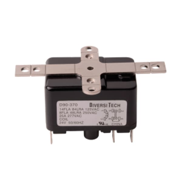 General Purpose Relay (SPDT) 24VAC, (14/84@125V FLA/LRA, 8/48@250V FLA/LRA)