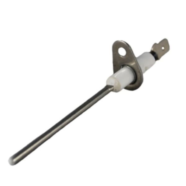 Packard Flame Sensor with ceramic insulator, single rod, replaces Goodman 013F00010, 20488501, B1172606