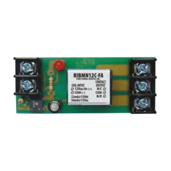 Polarized Relay, 15 Amp SPDT, 12 Vac/dc Coil, 2.75" Track Mount