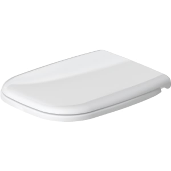 Duravit D-Code Round Slow Close Toilet Seat in White