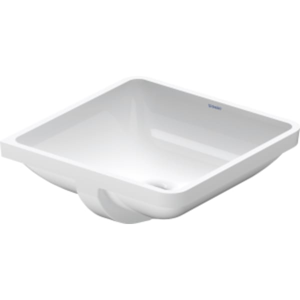 Duravit Starck 3 18 1/4" Rectangular Undermount Sink in White with Overflow