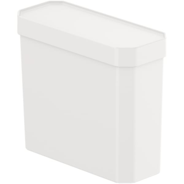 Duravit 1930 series 1.28 GPF Single Flush Toilet Tank in White with Left Lever Flush