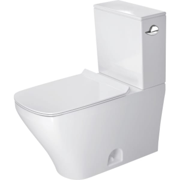 Duravit DuraStyle 1 GPF Single Flush ADA Compliant Elongated Toilet Bowl in White with HygieneGlaze