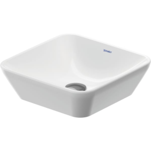 Duravit D-Neo 15 3/4" Square Vessel Sink in White