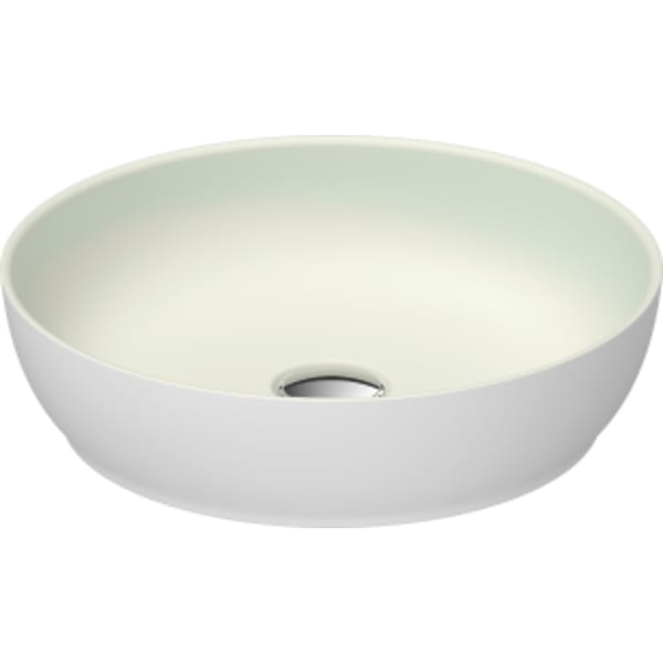 Duravit Sivida 15 3/4" Round Vessel Sink in Satin Matte White