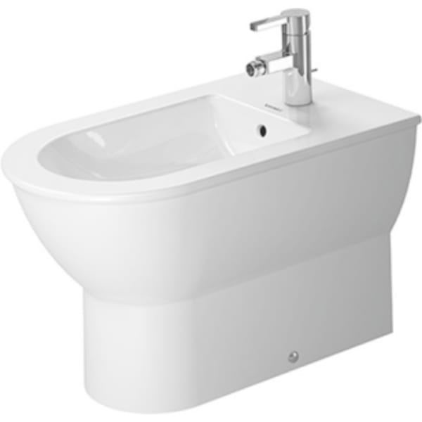 Duravit Darling New Single Hole Horizontal Spray Floorstanding Bidet in White
