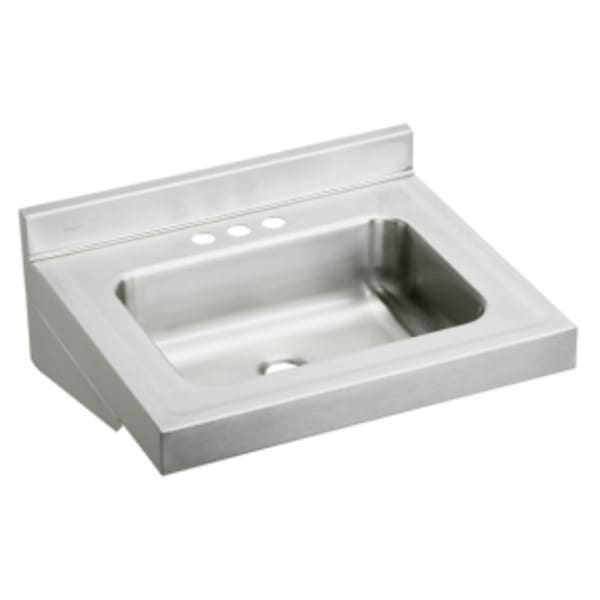 Elkay Stainless Steel 22" x 19" x 5-1/2" Wall Hung Lavatory Sink