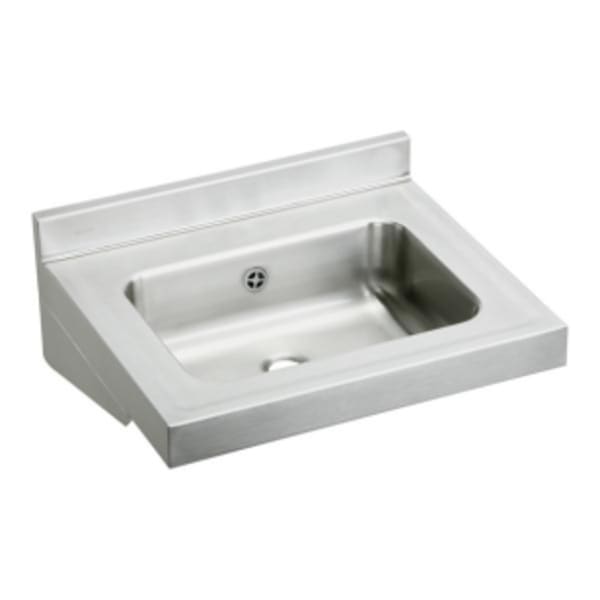 Elkay Stainless Steel 22" x 19" x 5-1/2" Wall Hung Lavatory Sink