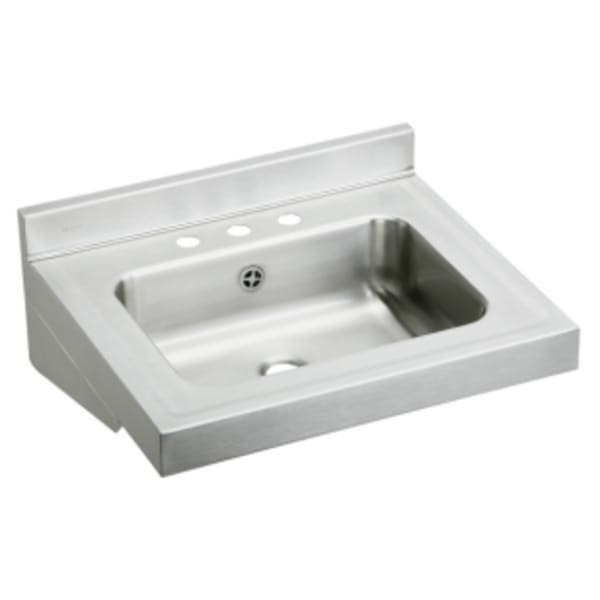 Elkay Stainless Steel 22" x 19" x 5-1/2" Wall Hung Lavatory Sink