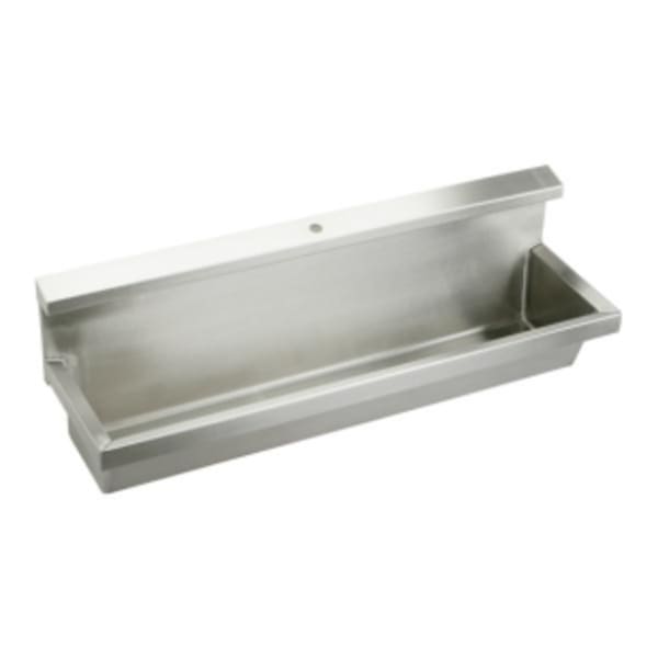 Elkay Stainless Steel 60" x 14" x 8" Wall Hung Multiple Station Urinal Kit