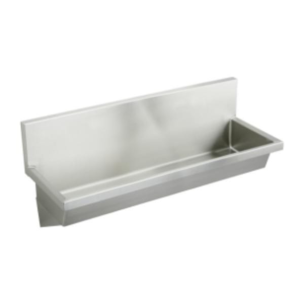 Elkay Stainless Steel 72" x 20" x 8" Wall Hung Multiple Station Hand Wash Sink