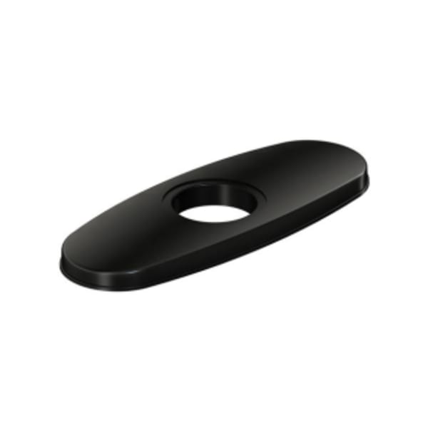 Elkay 3-Hole Bar Faucet Deck Plate/Escutcheon Black Stainless (BK)