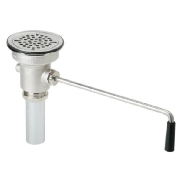 Elkay 3-1/2" Drain Fitting Rotary Lever Operated with 1-1/2" OD Tailpiece