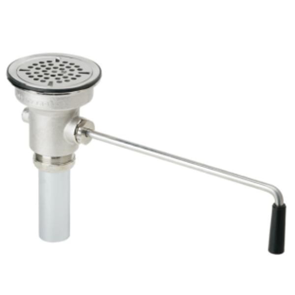 Elkay 3-1/2 Drain Fitting Rotary Lever Operated with 2" OD Tailpiece