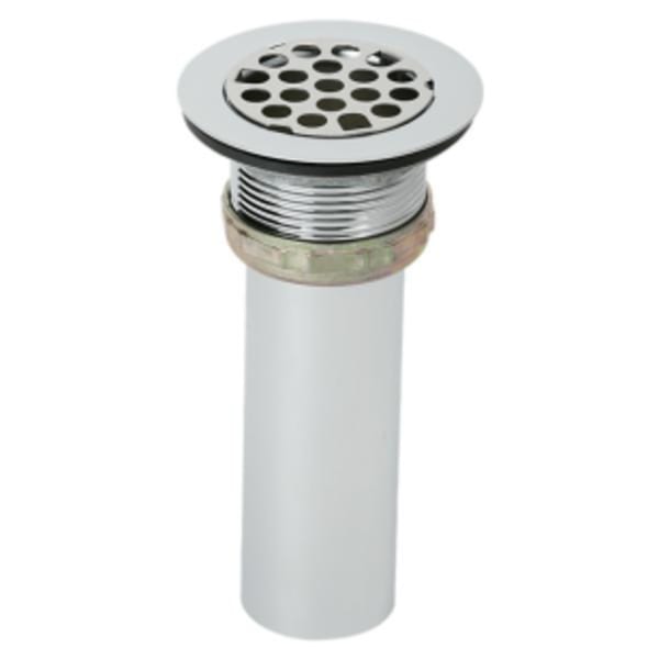 Elkay 2" Drain Fitting Type 304 Stainless Steel Body Grid Strainer and Tailpiece