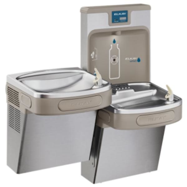 Elkay Enhanced ezH2O Bottle Filling Station & Versatile Bi-Level ADA Cooler Filtered Refrigerated Stainless