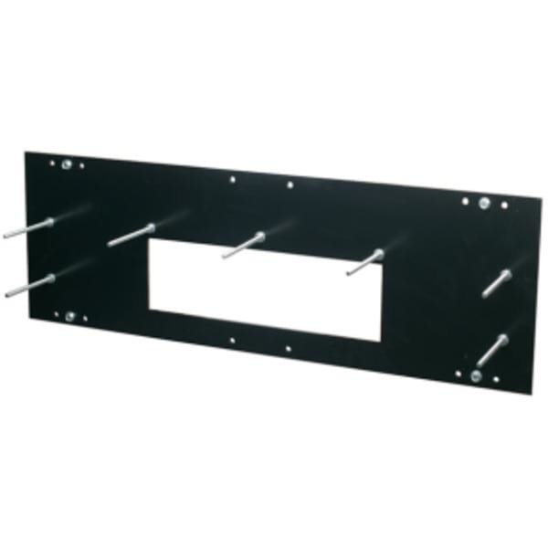 In-wall Mounting Plate for Bi-level On-wall White Granite Composite Fountain