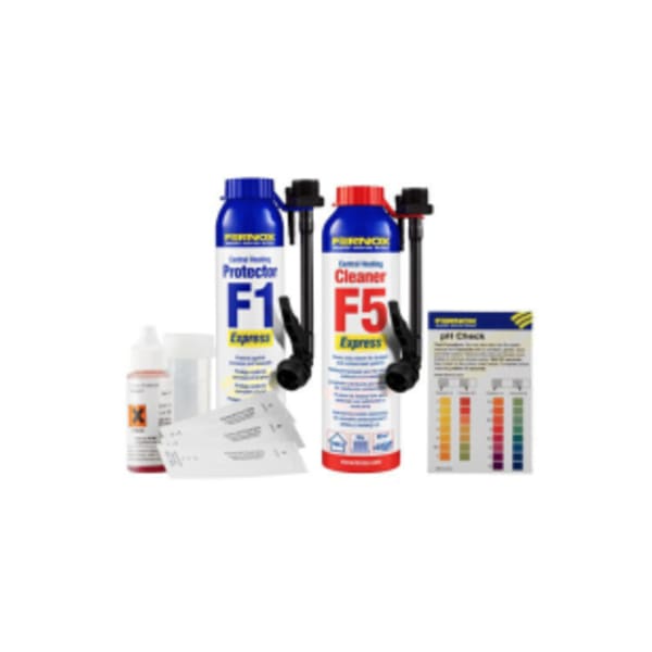 Express Boiler Commissioning Kit(Each box contains 1each F1 & F3, 4 pH strips & Protector test kit treats 26 gal.)