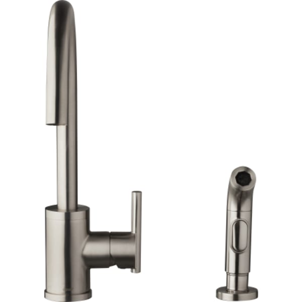 Parma 1H Kitchen Faucet w/ Spray 1.75gpm/2.2gpm Stainless Steel