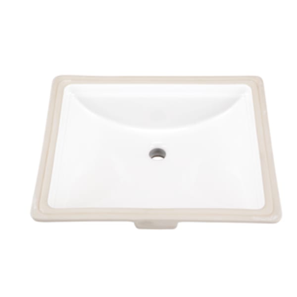 Logan Square Standard Undercounter Lav 20.75"x17.38" White