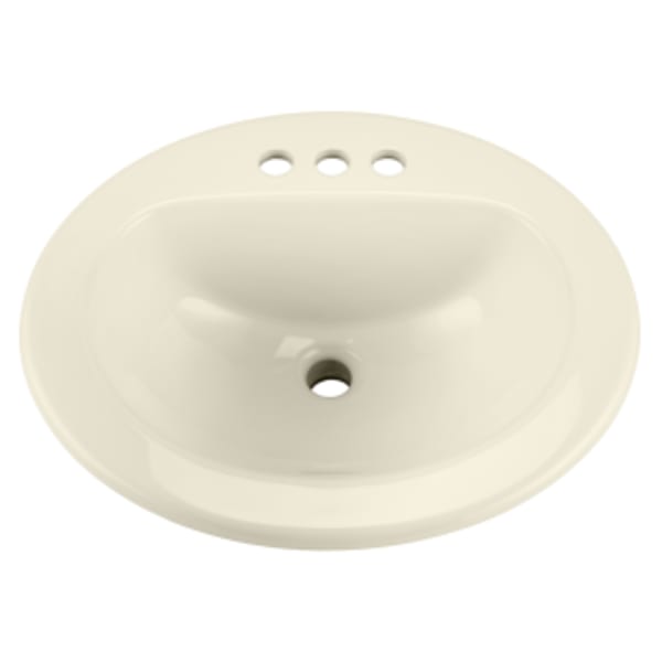 Maxwell S-Rim Lav 20"X17"Oval 4"CC in Trapezoid Carton Biscuit