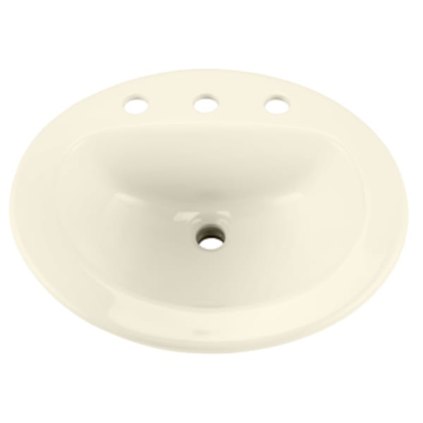 Maxwell S-Rim Lav 20"X17"Oval 8"CC in Trapezoid Carton Biscuit