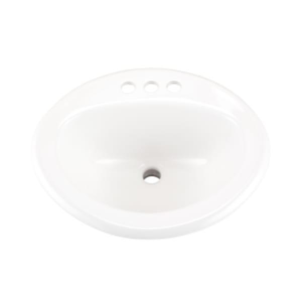 Luxoval S-Rim Lav 20x17 4"CC White