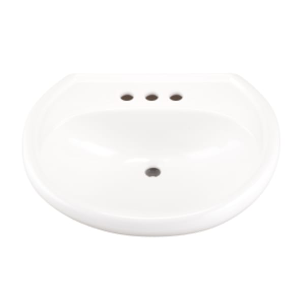 Maxwell Ped Top 25.2"X20.5" 4"CC White