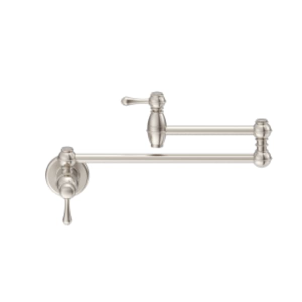 Gerber - Opulence® (Standard Faucet) Stainless Steel, Kitchen Faucets - 1-Handle, 2-Piece, Wall Mount