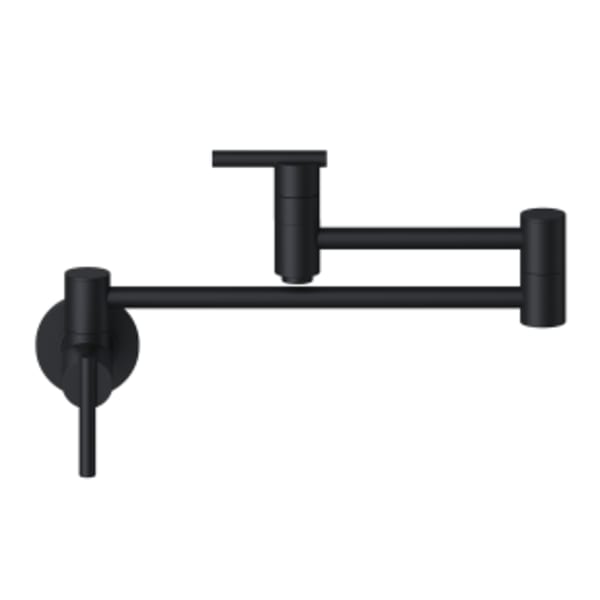 Parma Wall Mount Pot Filler 2.2gpm Satin Black