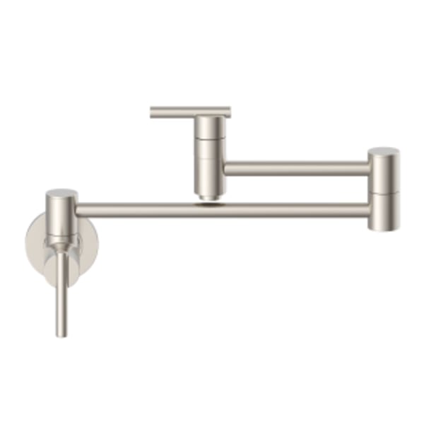 Parma Wall Mount Pot Filler 2.2gpm Stainless Steel