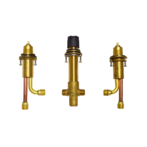 Widespread Rough-In Valve & Spout Tube for Roman Tub Filler up to 3 1/2" Deck Thickness - Logan Square & Mid-Town RT Trims Only