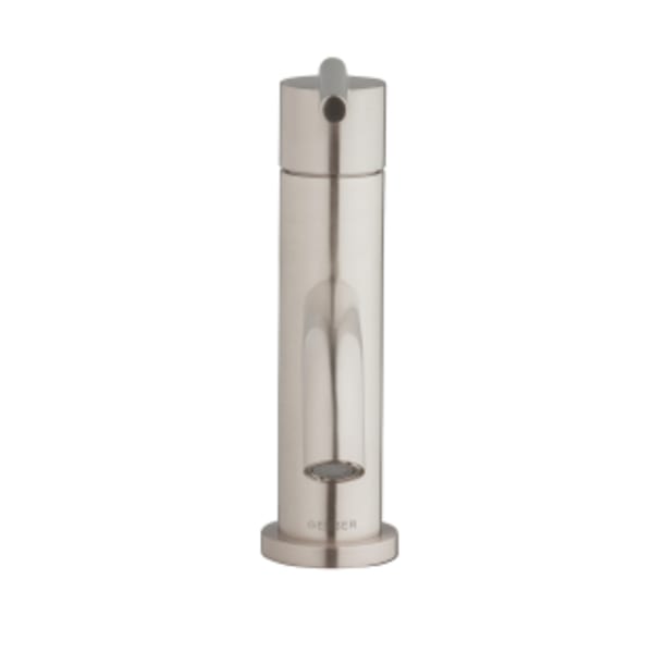 Parma 1H Lavatory Faucet w/ Metal Touch Down Drain & Optional Deck Plate Included 1.2gpm Brushed Nickel