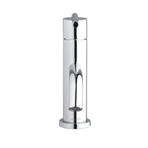 Parma 1H Lavatory Faucet w/ Metal Touch Down Drain & Optional Deck Plate Included 1.2gpm Chrome