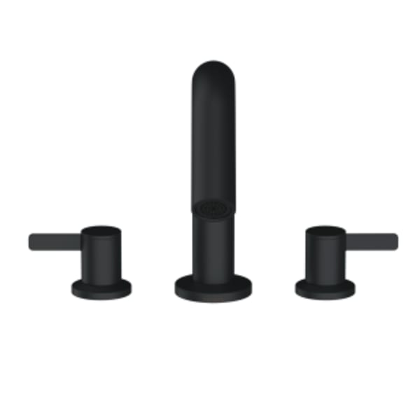 Amalfi 2H Roman Tub Trim Kit w/out Spray Satin Black