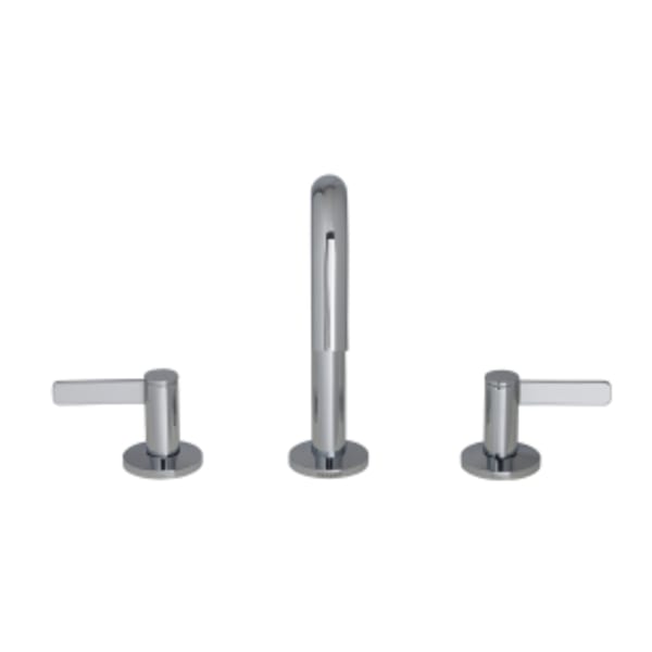 Amalfi Trim Line 2H Widespread Lavatory Faucet w/ Metal Touch Down Drain 1.2gpm Chrome