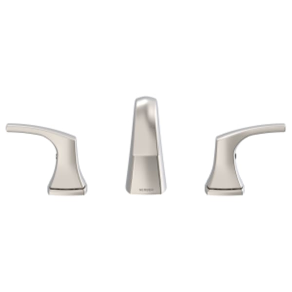 Vaughn 2H Widespread Faucet w/ Metal Pop-Up Drain 1.2gpm Brushed Nickel