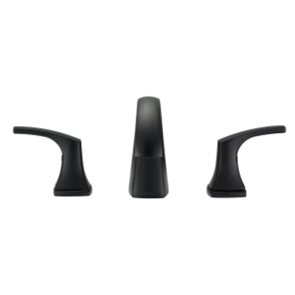 Gerber - Vaughn® (Widespread Faucet) Satin Black - 2-Handle, 1-Spray Function, Widespread, Deck Mount